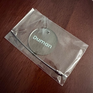 Duman lade till en bild av sitt köp