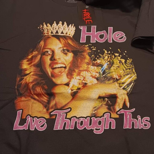 Hole Live Through This Album Cover T-shirt: Grunge Rock Band Merch