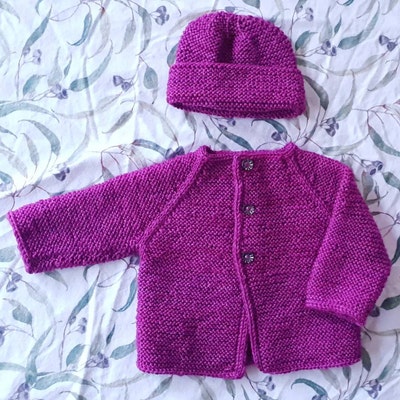 Cedarwood Baby Cardigan Knitting Pattern Top Down Cardigan Baby