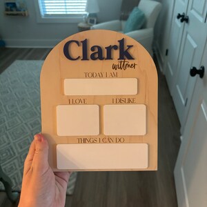 Ocean Waves Epoxy Birth Announcement Sign Baby Name Sign Baby Keepsake ...