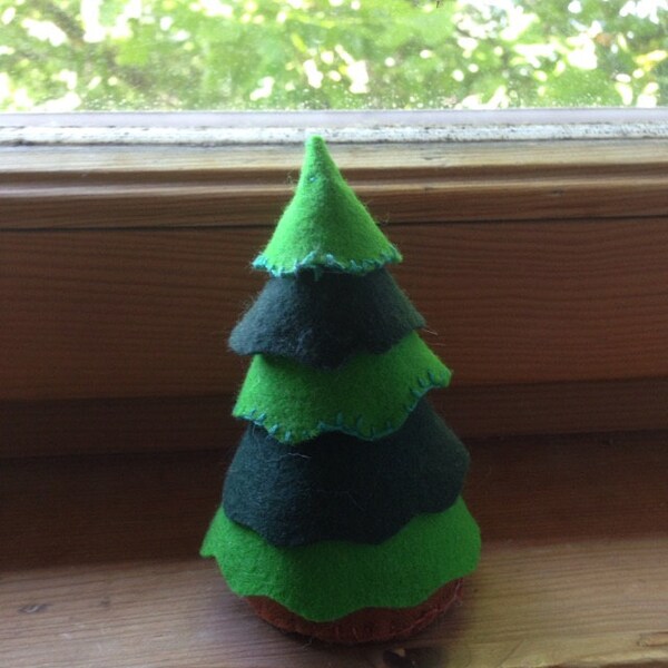 PDF Sewing PATTERN - Felt Tree Sewing Pattern – DIY Embroidery Sewing ...