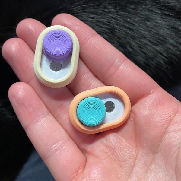 3D Printed Customizable Magnetic Haptic Slider Fidget Toy - Desk Toy ...