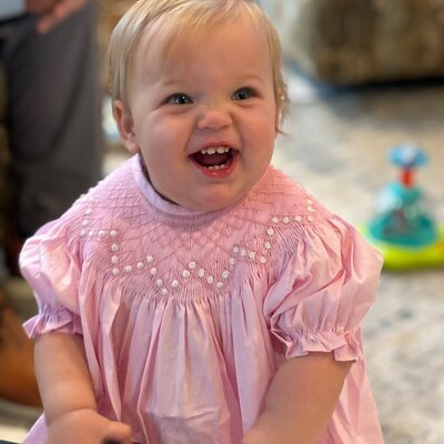 Susie Dress Baby Pink