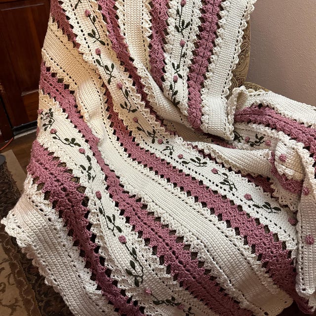 vintage-crochet-afghan-pattern-indian-blanket-navajo-southwestern-aztec-design-throw-pdf-instant-digital-printable-download-etsy