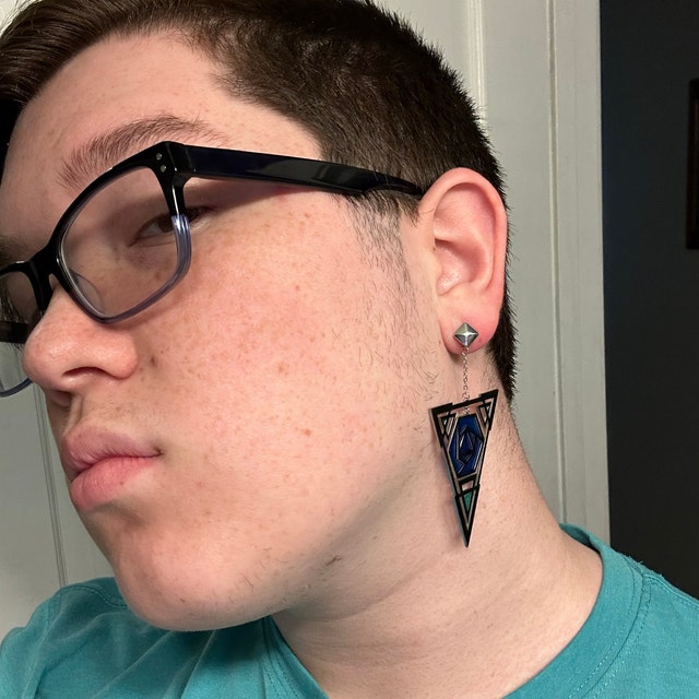 Bayonetta 2 Cosplay Geometric Earrings - Etsy Canada