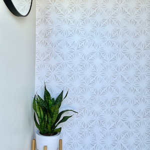 Modern Lime Wash Wallpaper. Linen Color. Peel and Stick - Etsy