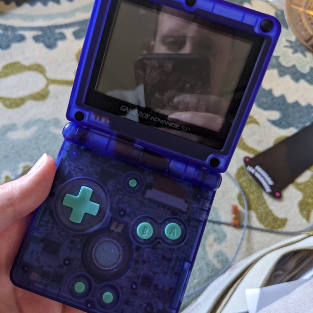 ゲームボーイアドバンス - 【あおおに】ＧＢＡ ＳＰ クリアパープル ゲームボーイアドバンス - 【あおおに様専用】GBA SP