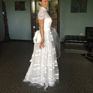 Wedding dress A line Stunning and Elegant Gown Mikado Wedding dress A line Stunning and Elegant Gown Mikado
