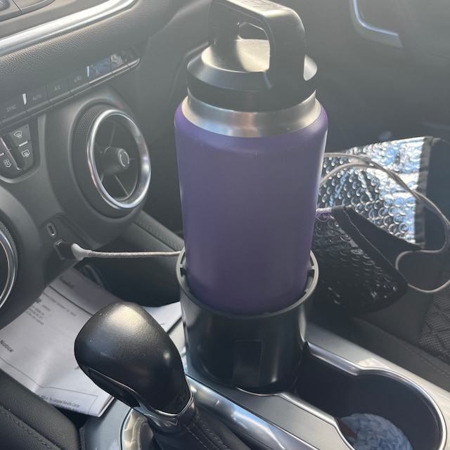 Swigzy Car Cup Holder Expander Adapter (Adjustable) - Fits Hydro Flask,  Yeti, Nalgene, Large 32/40 oz. Bottles & Big Drinks