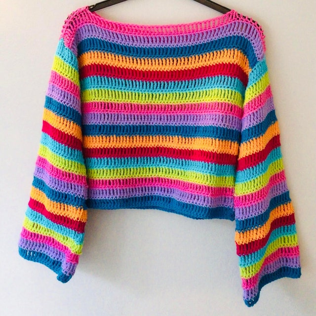 Ameri　CROCHET LONG KNIT Crochet PATTERN - Hooded Long Sweater/ Chunky Lace Tunic