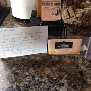 Michele added a photo of their purchase