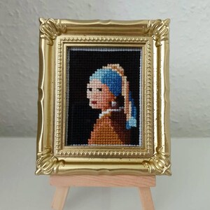 リオリス　クロスステッチキット「真珠の耳飾りの少女」 RIOLISクロスステッチ刺繍キット No.2222 
