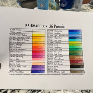 Prismacolor Premier Boîte De 36 Crayons De Couleur - Artistes Et Créatifs