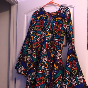 African Print Dress Jamila - Etsy