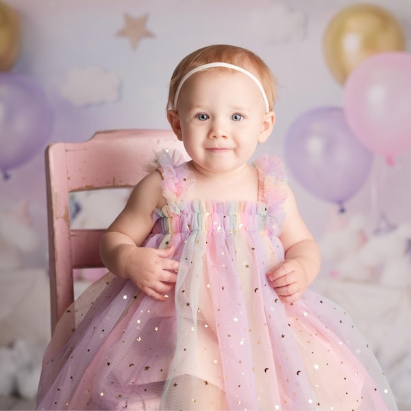 1st Birthday Baby Girl Tutu Dress