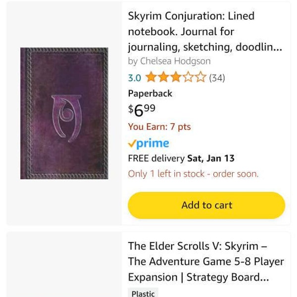 Spell Tome Magic Skill Book Personalised Hardback Notebook - Pick ...