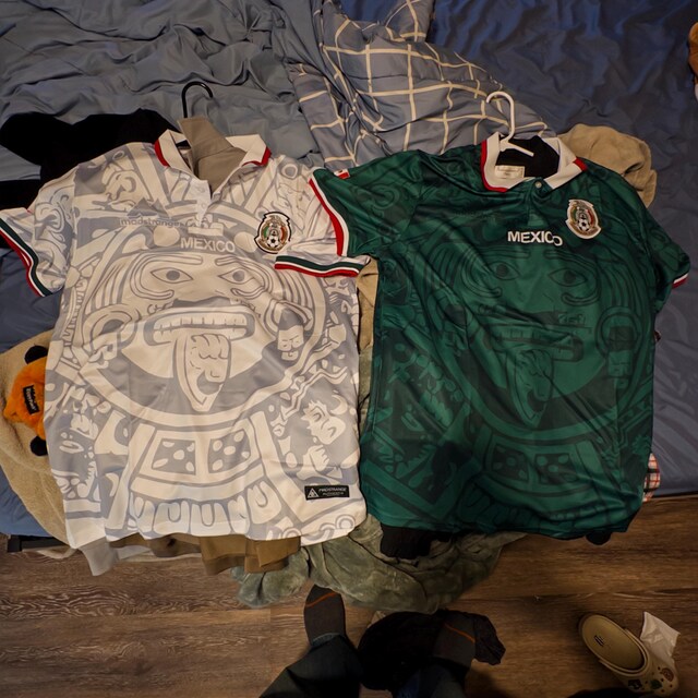 Madstrange Mexico Soccer Jersey 1998 (white) Calendario Azteca