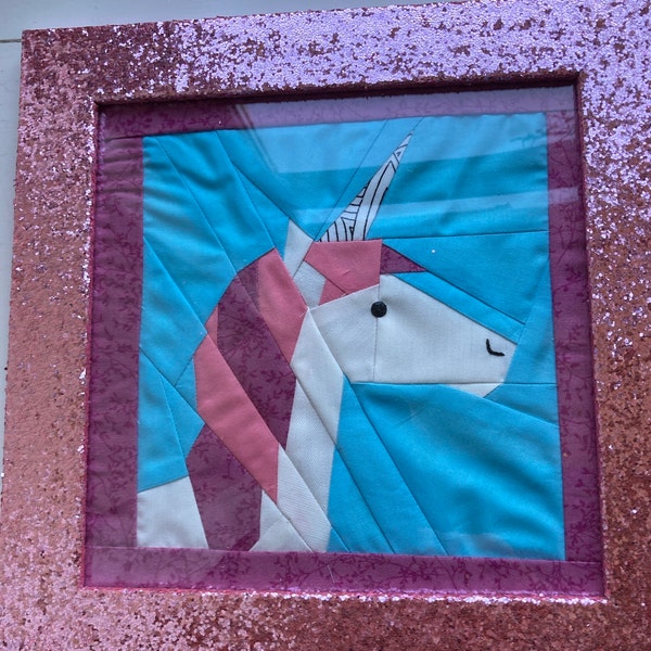 Unicorn Paper Piecing Pattern in PDF - Etsy