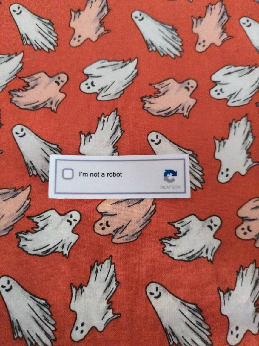reCAPTCHA Sticker | Internet Security Decal | I Am Not a Robot | Funny Laptop Sticker | Geek Gift