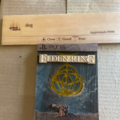 Custom Wooden Elden Ring Message - Etsy