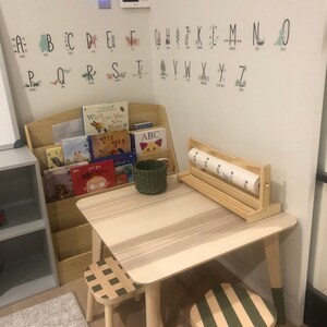 Woodland Animal Alphabet Wall Sticker Decal | Educational Wall Stickers ...