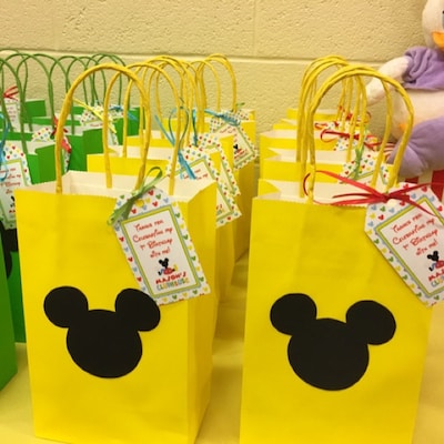 Mickey Mouse Clubhouse Party Favor Tags DIY / Goodie Bag Tags / Mickey ...