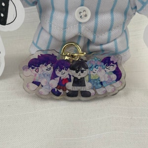 OMORI Watermelon Basil Acrylic Keychain double Sided - Etsy