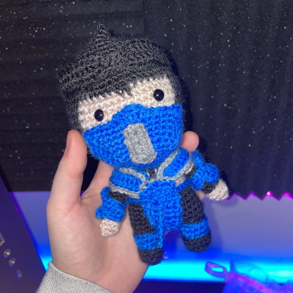 Subzero Crochet Pattern: Mortal Kombat Amigurumi Doll (PDF Pattern) - Etsy