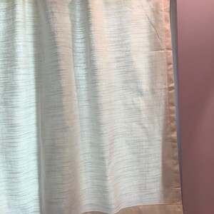 Solid Cotton Linen LOOK Texture Cafe Curtains , Tier Curtains, Kitchen ...