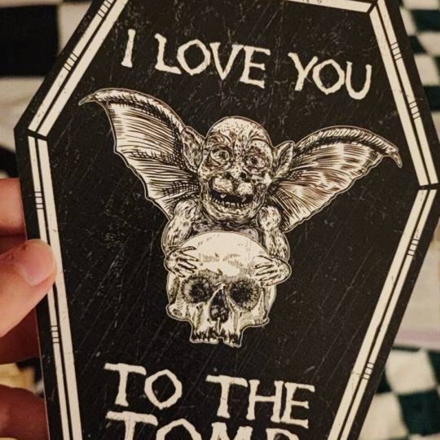 NEW COFFIN CARDS - I Love You to the Tomb and Back - Alternative