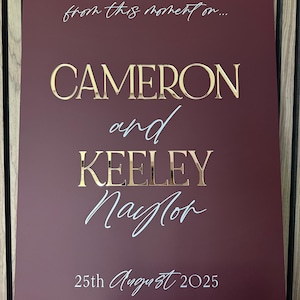 Keeley added a photo of their purchase