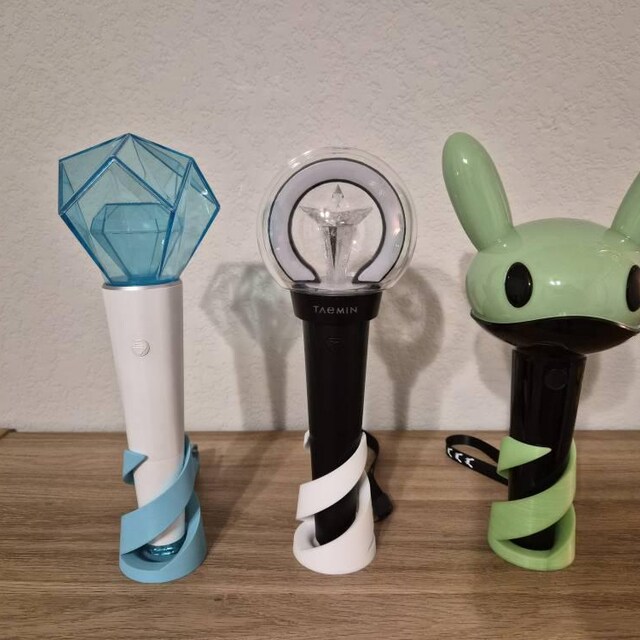 Kpop Twisted Spiral Light Stick Holder Stand 라이트스틱 홀더 - Etsy