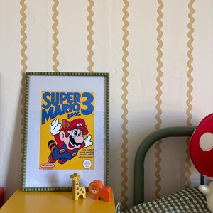 スーパーマリオブラザーズ 1 2 3 任天堂 NES ポスター - サイズ A4