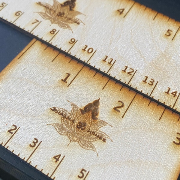 Custom Shop Logo Ruler - Etsy