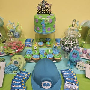 Monsters Inc Sugar Cookies, One Dozen Cookies, Custom Monsters Inc Cookies,  Birthday Cookies, Royal Icing Cookies - Etsy Sweden