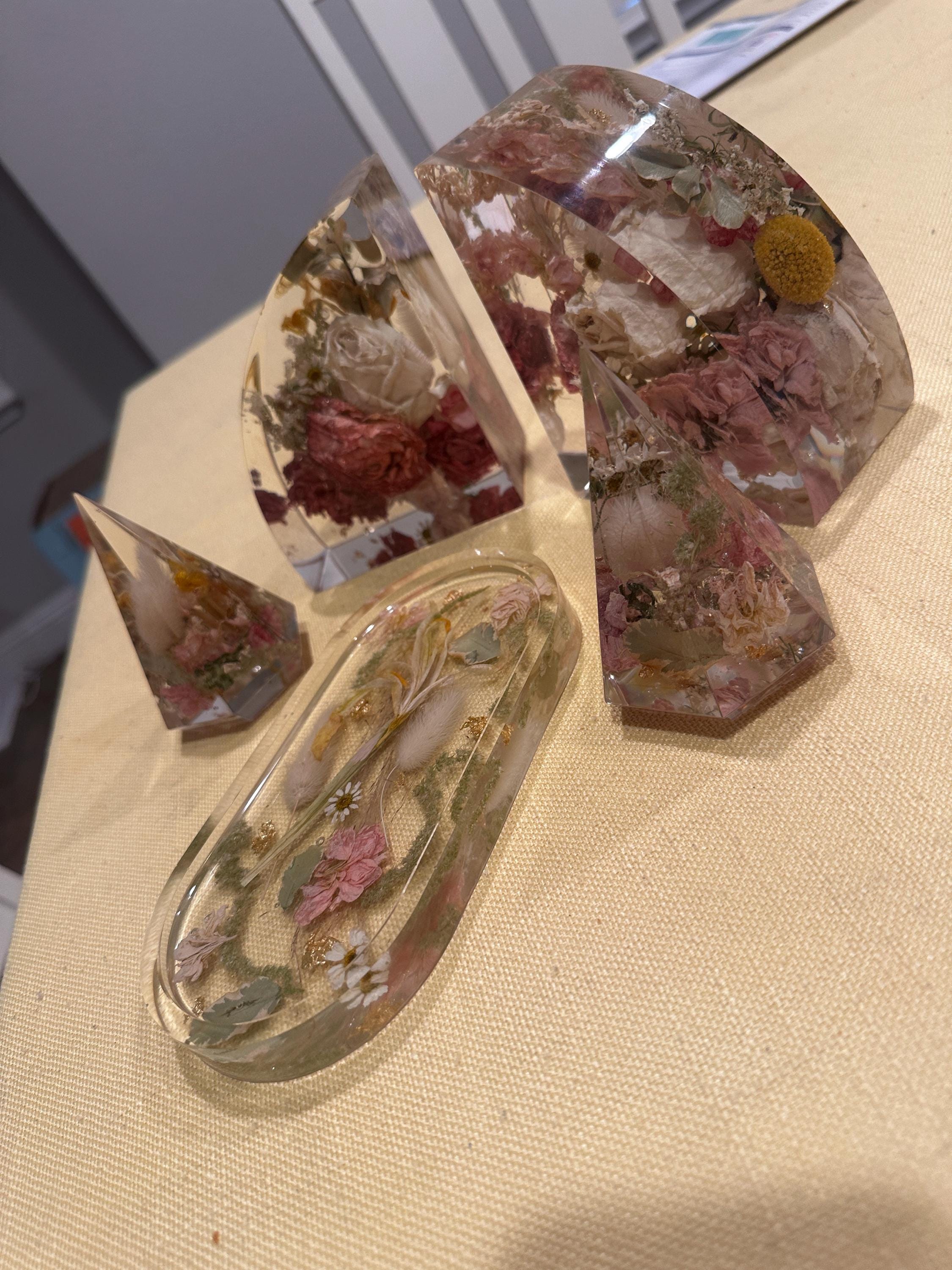 Preserved flowers from Shuan's etsy review