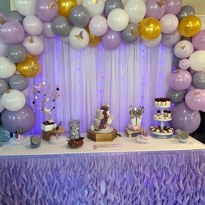 167pcs Doubled Purple and Doubled Lilac Balloon Garland Arch Kit ...