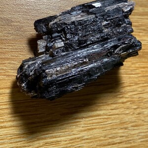 Raw Black Tourmaline Rods - A Grade Natural Healing Crystals From Brazil