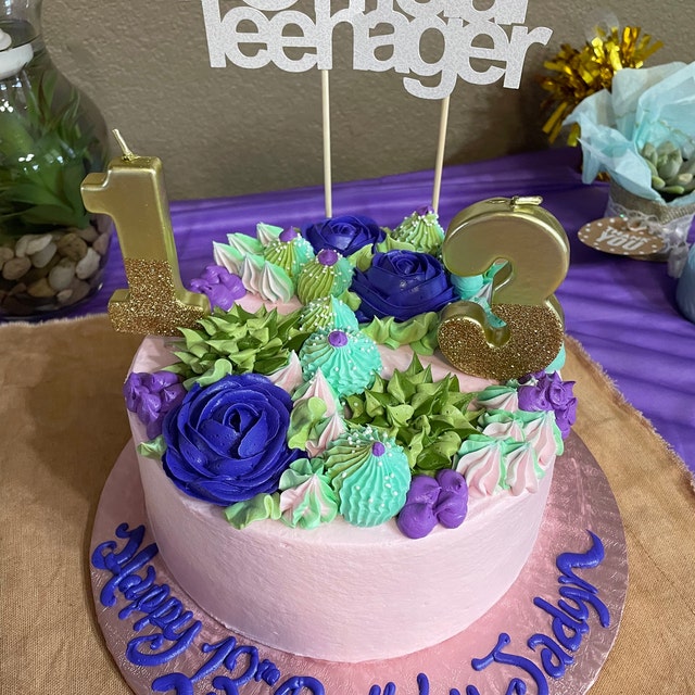 Décoration De Gâteau D'anniversaire « Happy 13th Birthday » à