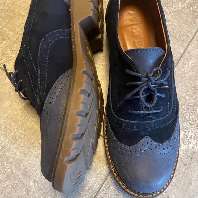 ローファー・オックスフォード CASTANER Women Laced up Shoes BIANCA8ED002AZULOXFORD Blue blueleatheroxfordshoes_2_large