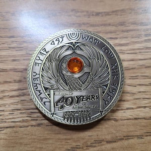 40 Years of Adventure Metal Collector Coin – Dreamforger Studios