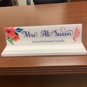 Coworker Gift Desk Nameplate Personalized Professional Office Etsy Coworker Gift Desk Nameplate Personalized Professional Office Etsy