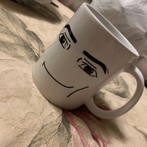 Game Inspired Gamer Face Mug para homens e mulheres, Coffee Faces