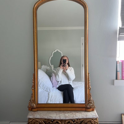Full Length Mirror Gold Mirror French Wall Mirror Vintage - Etsy