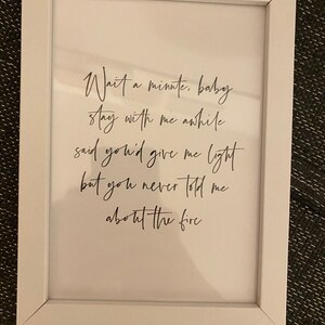 The Beatles Let It Be Printable Wall Art. Song Lyrics. Home Decor ...