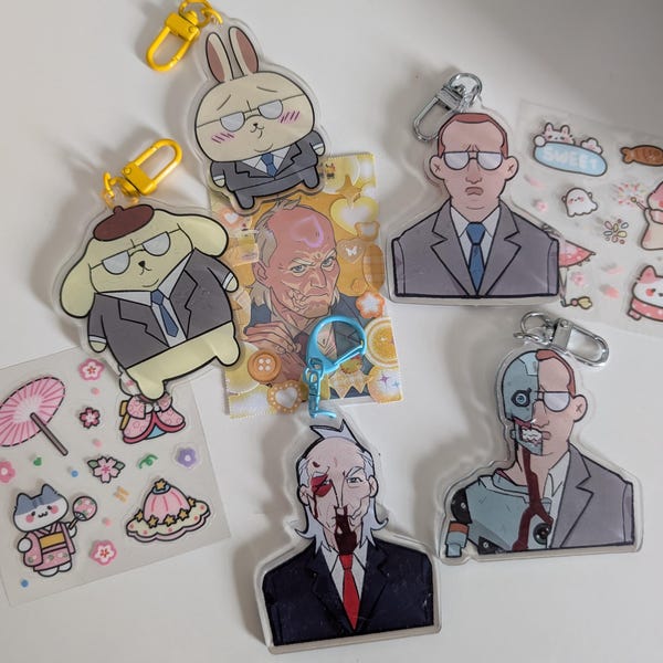 Invincible Cecil and Donald Keychains - Etsy