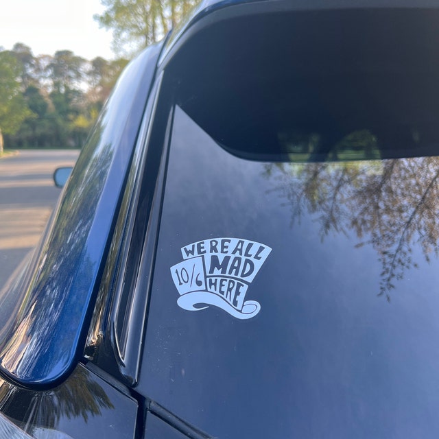 Mad Bumper Sticker Vinyl Decal - 5 Inch, Durable & Waterproof For Car, Laptop, Walls