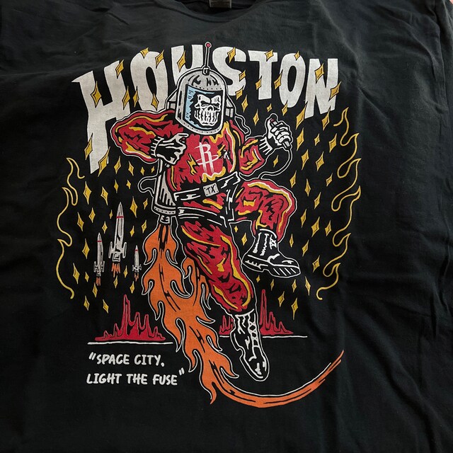 Warren Lotas Houston Rockets Space City Light the Fuse NBA T Shirt UNISEX 