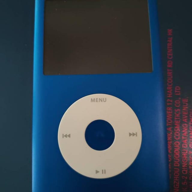 Apple Ipod Classic - 7th/6th Gen, Blue+white (3000mah Battery