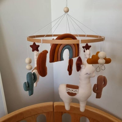 Minimalism Mobile With Musical Instruments, Baby Girl Mobile for ...